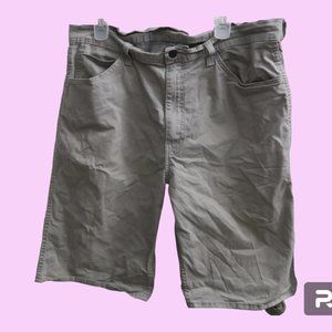 Levi's men's denim jean shorts in khaki size 38.